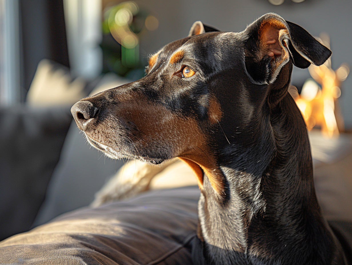 dobermann  chien